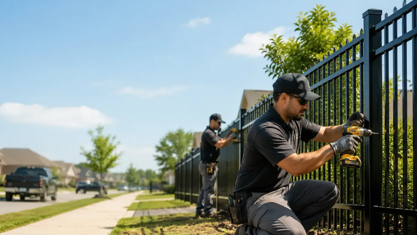 Metal Fence Installation in Woodward, IA
